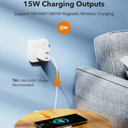 DS-WXC103 15W Max MagSafe Magnetic Wireless Charger for iPhone 15/14/13 / AirPods Pro, No Adapter - Wireless Charger by buy2fix | Online Shopping UK | buy2fix