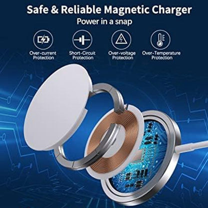 DS-WXC103 15W Max MagSafe Magnetic Wireless Charger for iPhone 15/14/13 / AirPods Pro, No Adapter - Wireless Charger by buy2fix | Online Shopping UK | buy2fix