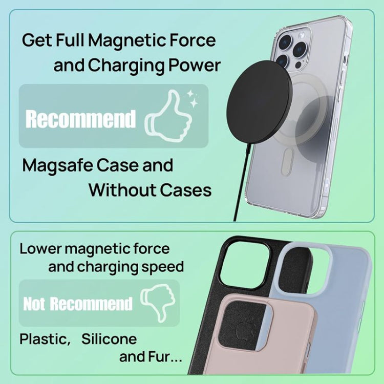DS-WXC103 15W Max MagSafe Magnetic Wireless Charger for iPhone 15/14/13 / AirPods Pro, No Adapter - Wireless Charger by buy2fix | Online Shopping UK | buy2fix