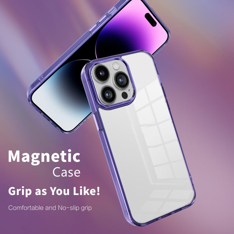 For iPhone 15 Pro Max Ice Color Clear PC Hybrid TPU Phone Case(Bllue) by buy2fix