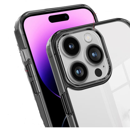 For iPhone 15 Pro Max Ice Color Clear PC Hybrid TPU Phone Case(White) by buy2fix