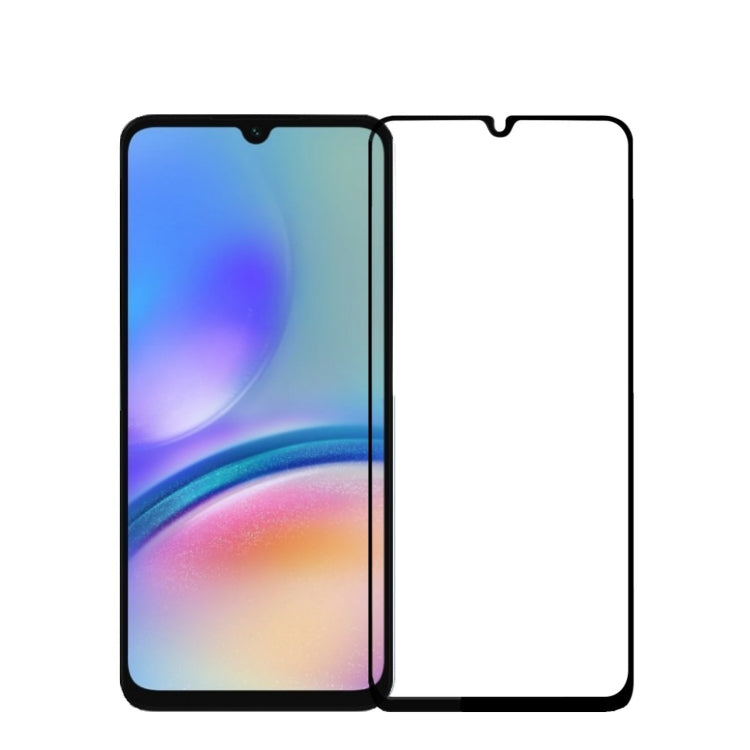 For Samsung Galaxy A05 PINWUYO 9H 2.5D Full Screen Tempered Glass Film(Black) - Galaxy Tempered Glass by PINWUYO | Online Shopping UK | buy2fix