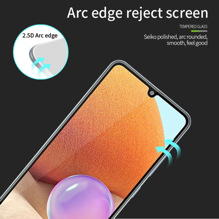 For Samsung Galaxy A15 PINWUYO 9H 2.5D Full Screen Tempered Glass Film(Black) - Galaxy Tempered Glass by PINWUYO | Online Shopping UK | buy2fix