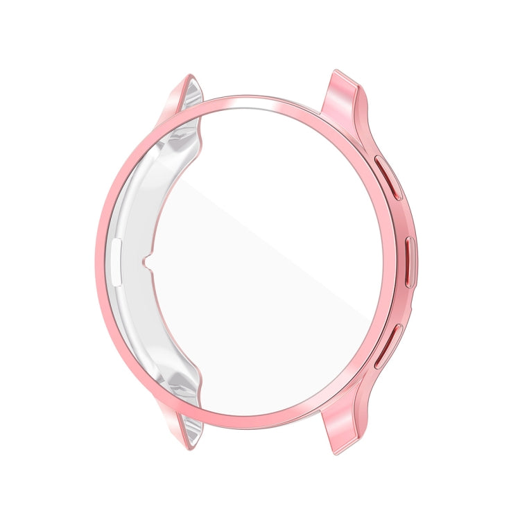 For Garmin Venu 3 ENKAY Hat-Prince Full Coverage Electroplated TPU Watch Case with Screen Protection(Pink) - Watch Cases by ENKAY | Online Shopping UK | buy2fix