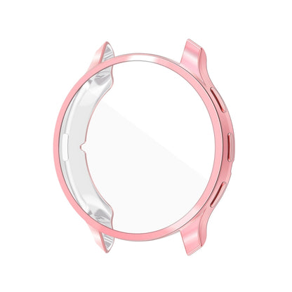 For Garmin Venu 3 ENKAY Hat-Prince Full Coverage Electroplated TPU Watch Case with Screen Protection(Pink) - Watch Cases by ENKAY | Online Shopping UK | buy2fix