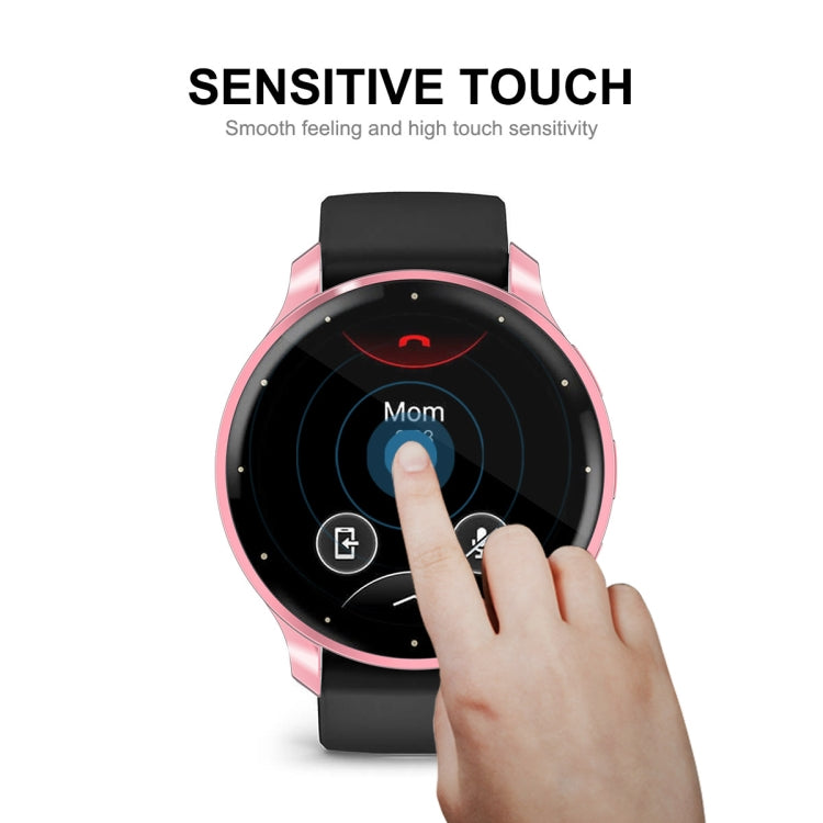 For Garmin Venu 3 ENKAY Hat-Prince Full Coverage Electroplated TPU Watch Case with Screen Protection(Silver) - Watch Cases by ENKAY | Online Shopping UK | buy2fix