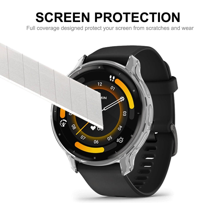 For Garmin Venu 3 ENKAY Hat-Prince Full Coverage Transparent TPU Watch Case with Screen Protection - Watch Cases by ENKAY | Online Shopping UK | buy2fix