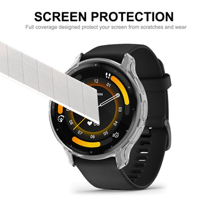 For Garmin Venu 3 ENKAY Hat-Prince Full Coverage Transparent TPU Watch Case with Screen Protection - Watch Cases by ENKAY | Online Shopping UK | buy2fix