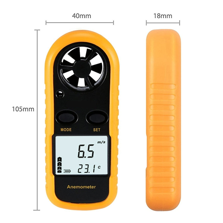 GM816 Handheld Digital Anemometer Wind Speed Meter - Tachometers & Anemometer by buy2fix | Online Shopping UK | buy2fix