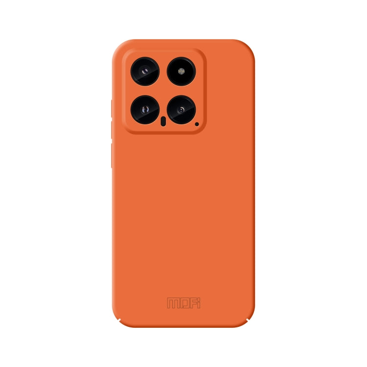 For Xiaomi 14 MOFI Qin Series Skin Feel All-inclusive PC Phone Case(Orange) - 14 Cases by MOFI | Online Shopping UK | buy2fix