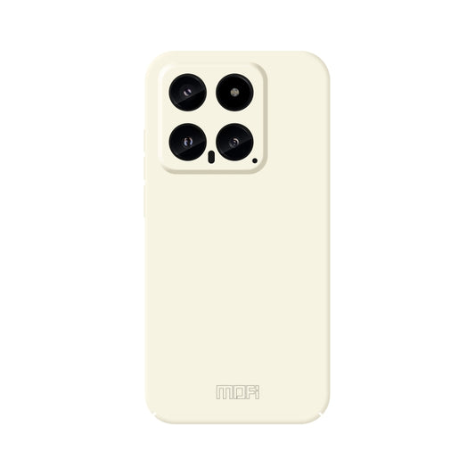 For Xiaomi 14 MOFI Qin Series Skin Feel All-inclusive PC Phone Case(Beige) - Xiaomi Cases by MOFI | Online Shopping UK | buy2fix