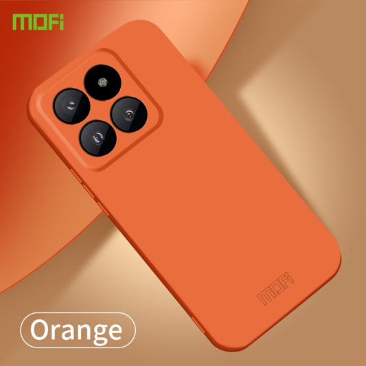 For Xiaomi 14 Pro MOFI Qin Series Skin Feel All-inclusive PC Phone Case(Orange) - 14 Pro Cases by MOFI | Online Shopping UK | buy2fix