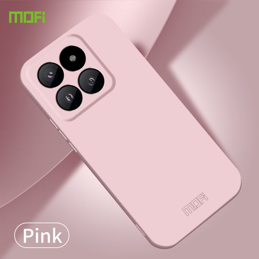For Xiaomi 14 Pro MOFI Qin Series Skin Feel All-inclusive PC Phone Case(Pink) - 14 Pro Cases by MOFI | Online Shopping UK | buy2fix