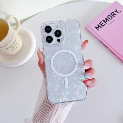 For iPhone 13 Pro Shell Texture MagSafe TPU Phone Case(Dazzling) - iPhone 13 Pro Cases by buy2fix | Online Shopping UK | buy2fix
