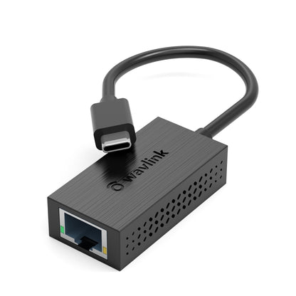 WAVLINK NWU327GC LAN Network Cable Converter Type-C to RJ45 Gigabit Ethernet Adapter - USB HUB by WAVLINK | Online Shopping UK | buy2fix