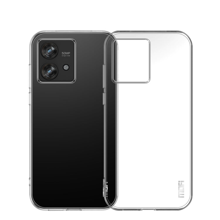 For Motorola Edge 40 5G MOFI Ming Series Ultra-thin TPU Phone Case(Transparent) - Motorola Cases by MOFI | Online Shopping UK | buy2fix
