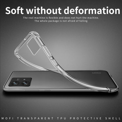 For Motorola Edge 40 5G MOFI Ming Series Ultra-thin TPU Phone Case(Transparent) - Motorola Cases by MOFI | Online Shopping UK | buy2fix