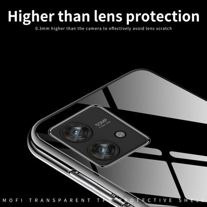 For Motorola Edge 40 5G MOFI Ming Series Ultra-thin TPU Phone Case(Transparent) - Motorola Cases by MOFI | Online Shopping UK | buy2fix