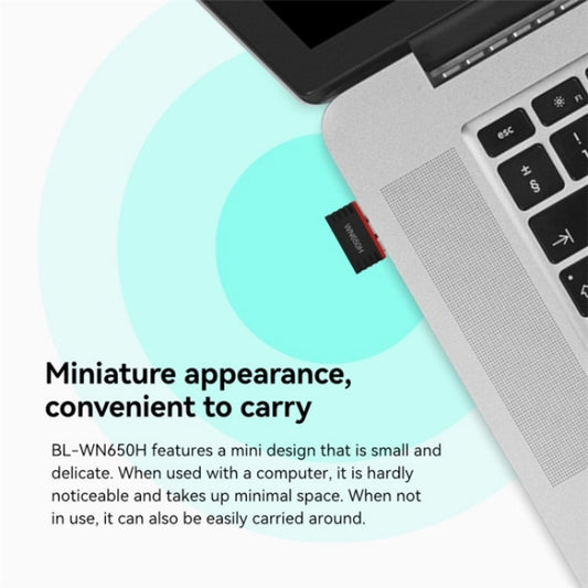 LB-LINK WN650H Portable USB WiFi Receiver Dual Band 650M Wireless Network Card - USB Network Adapter by LB-LINK | Online Shopping UK | buy2fix