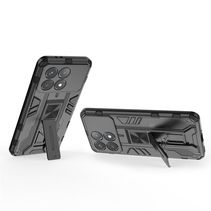 For Xiaomi Poco X6 Pro Supersonic Armor PC Hybrid TPU Phone Case(Black) - Xiaomi Cases by buy2fix | Online Shopping UK | buy2fix