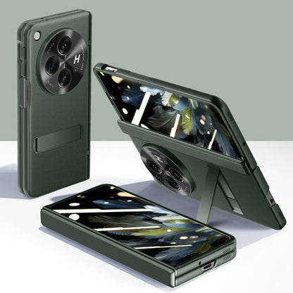 For OPPO Find N3 Pioneer Skin-Feel Case-film Integral Hinge Shockproof Phone Case(Green) - OPPO Cases by buy2fix | Online Shopping UK | buy2fix