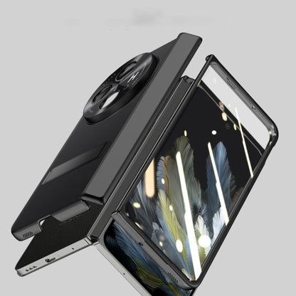 For OPPO Find N3 Pioneer Skin-Feel Case-film Integral Hinge Shockproof Phone Case(Green) - OPPO Cases by buy2fix | Online Shopping UK | buy2fix