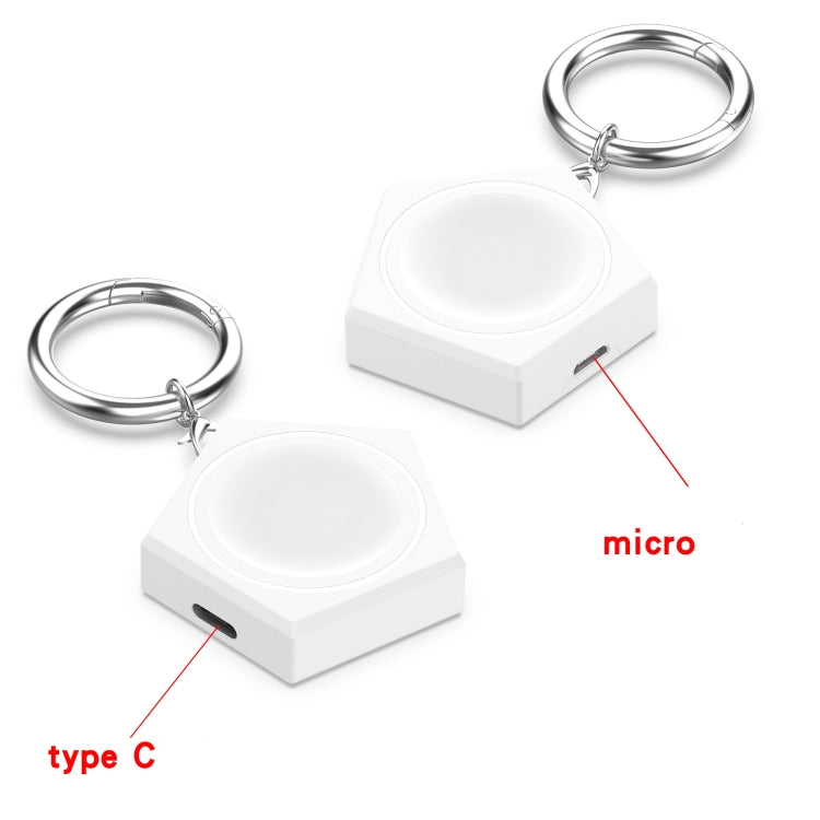 For Huawei Watch GT 4 41mm / 46mm Portable Smart Watch Charger(White) by buy2fix