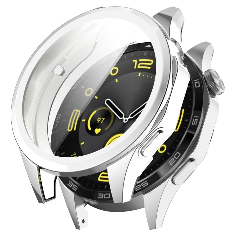 For Huawei Watch GT4 46mm Full Coverage TPU Electroplated Watch Protective Case(Silver) by buy2fix