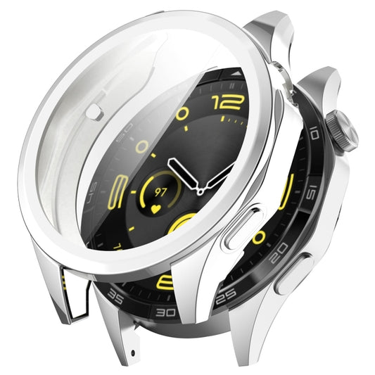 For Huawei Watch GT4 46mm Full Coverage TPU Electroplated Watch Protective Case(Silver) by buy2fix
