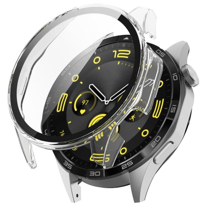 For Huawei Watch GT4 46mm PC+Tempered Glass Integrated Smart Watch Case(Transparent) by buy2fix