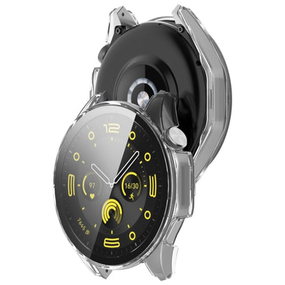 For Huawei Watch GT4 46mm PC+Tempered Glass Integrated Smart Watch Case(Transparent) by buy2fix
