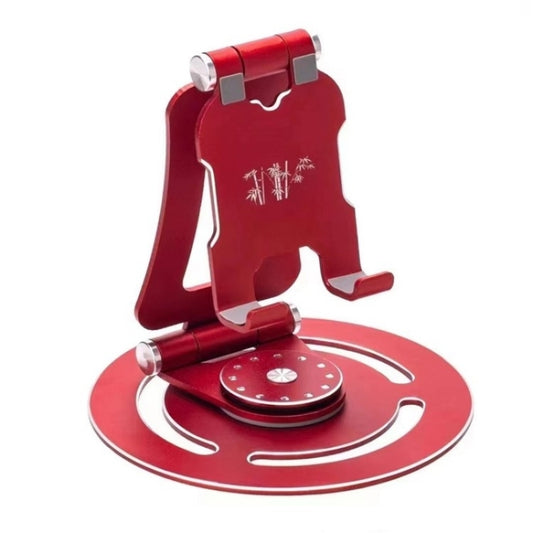 G60 Portable Folding 360-Degree Rotating Desktop Phone Tablet Holder(Red) - Stand by buy2fix | Online Shopping UK | buy2fix