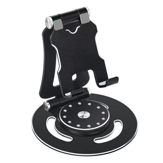 G62 Portable Folding 360-Degree Rotating Desktop Phone Holder(Black) - Stand by buy2fix | Online Shopping UK | buy2fix