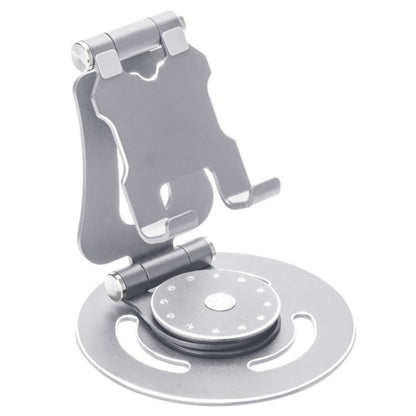 G62 Portable Folding 360-Degree Rotating Desktop Phone Holder(Silver) - Stand by buy2fix | Online Shopping UK | buy2fix