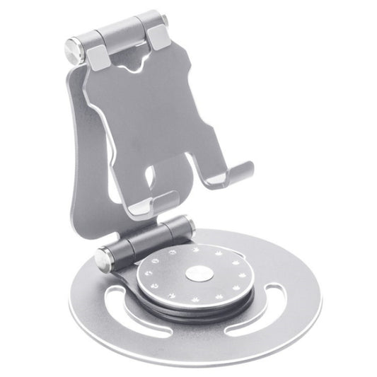 G62 Portable Folding 360-Degree Rotating Desktop Phone Holder(Silver) - Stand by buy2fix | Online Shopping UK | buy2fix