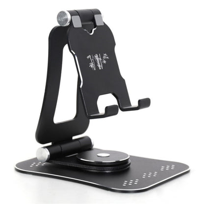 G61 Portable Folding 360-Degree Rotating Desktop Phone Holder(Black) - Stand by buy2fix | Online Shopping UK | buy2fix