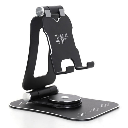 G61 Portable Folding 360-Degree Rotating Desktop Phone Holder(Black) - Stand by buy2fix | Online Shopping UK | buy2fix