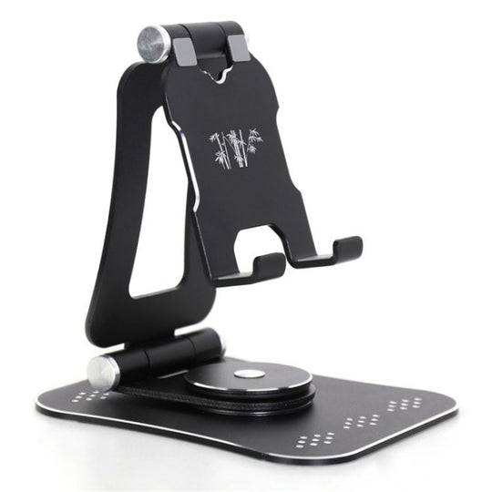 G61 Portable Folding 360-Degree Rotating Desktop Phone Holder(Black)
