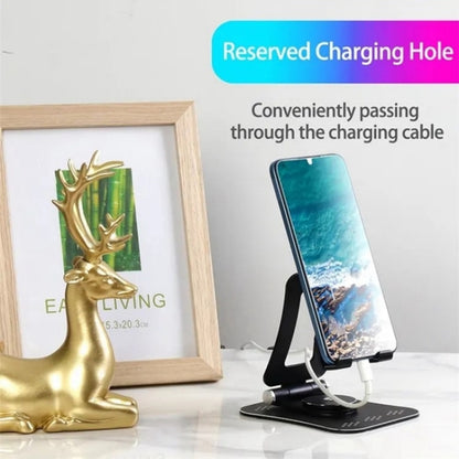 G61 Portable Folding 360-Degree Rotating Desktop Phone Holder(Black) - Stand by buy2fix | Online Shopping UK | buy2fix