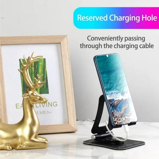 G61 Portable Folding 360-Degree Rotating Desktop Phone Holder(Black) - Stand by buy2fix | Online Shopping UK | buy2fix