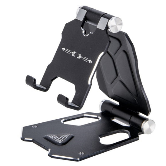 G55 Adjustable Bracket Large Size Folding Desktop Mobile Phone Holder(Black) - Stand by buy2fix | Online Shopping UK | buy2fix
