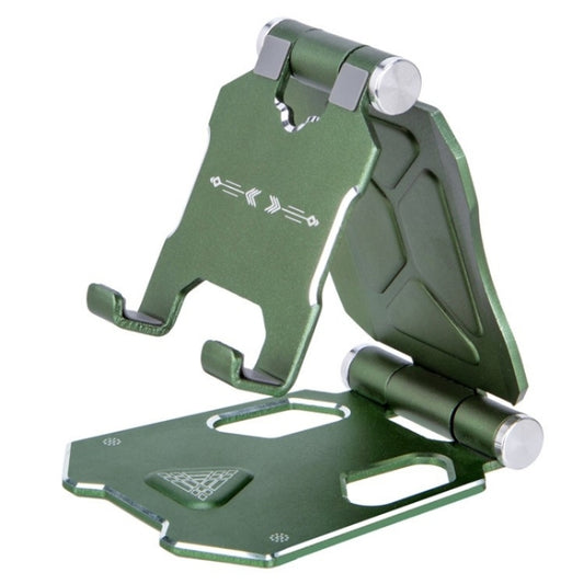 G55 Adjustable Bracket Large Size Folding Desktop Mobile Phone Holder(Green) - Stand by buy2fix | Online Shopping UK | buy2fix