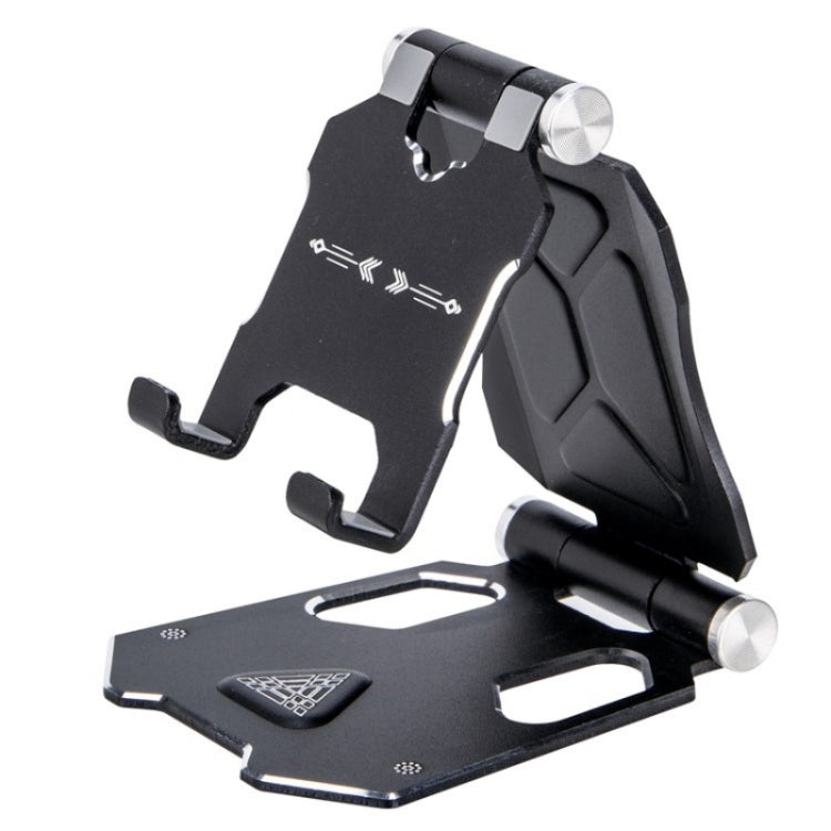G52 Adjustable Bracket Small Size Folding Desktop Mobile Phone Holder(Black) - Stand by buy2fix | Online Shopping UK | buy2fix