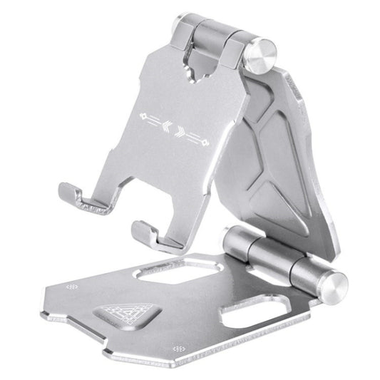 G52 Adjustable Bracket Small Size Folding Desktop Mobile Phone Holder(Silver) - Stand by buy2fix | Online Shopping UK | buy2fix