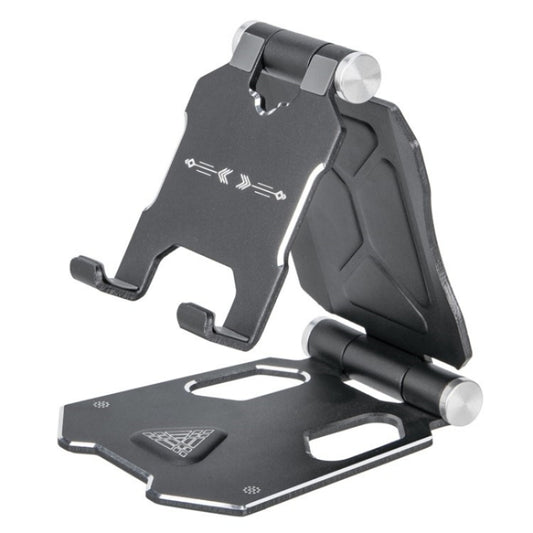 G52 Adjustable Bracket Small Size Folding Desktop Mobile Phone Holder(Titanium Grey) - Stand by buy2fix | Online Shopping UK | buy2fix