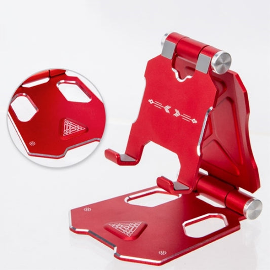G52 Adjustable Bracket Small Size Folding Desktop Mobile Phone Holder(Red) - Stand by buy2fix | Online Shopping UK | buy2fix