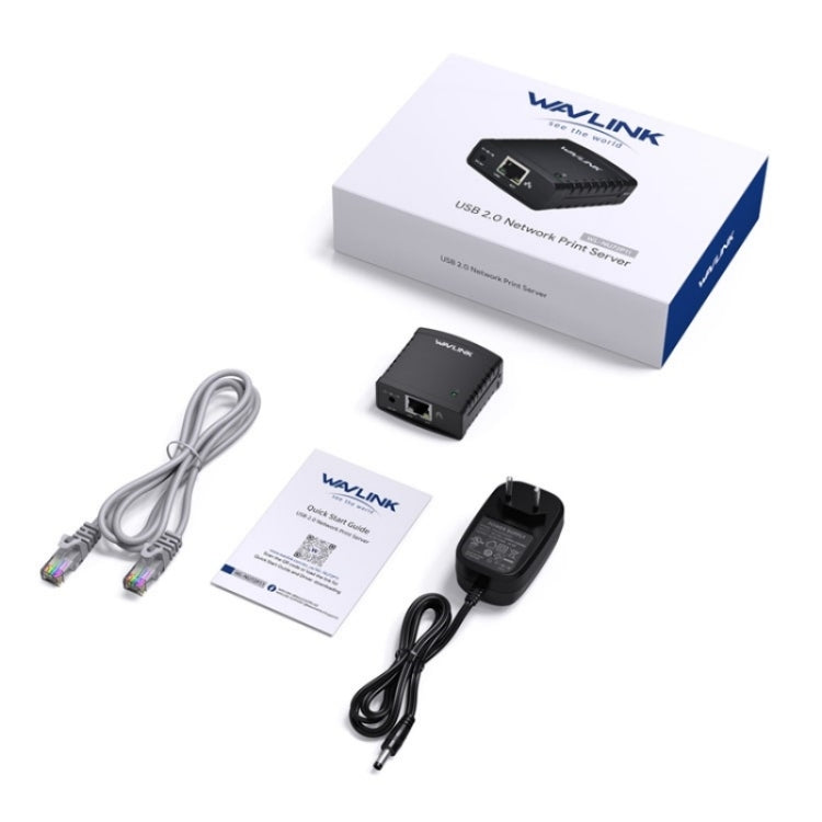 WAVLINK NU72P11 100Mbps Network Print Server USB 2.0 Network Printer Power Adapter(AU Plug) - Power Adapter by WAVLINK | Online Shopping UK | buy2fix