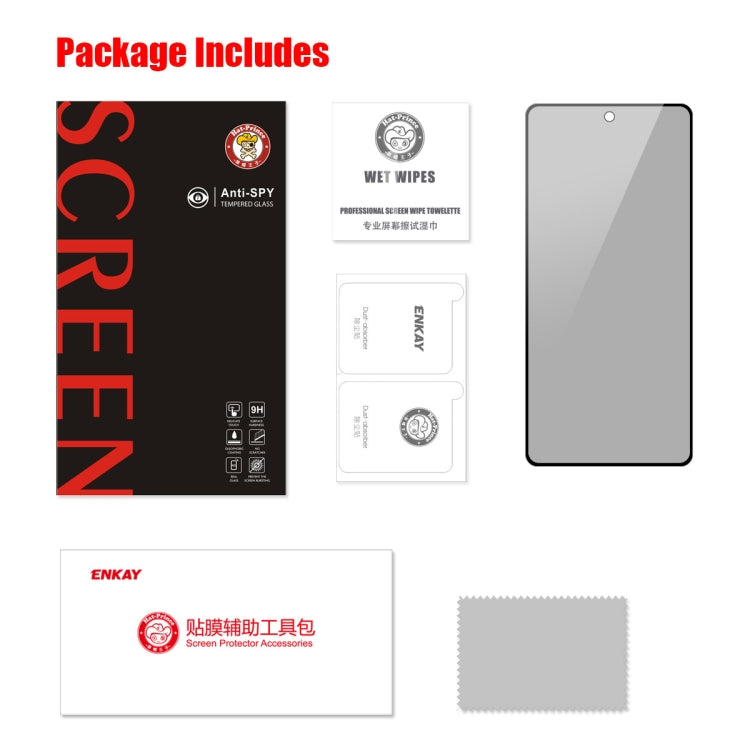For Xiaomi 13T / 13T Pro ENKAY Hat-Prince 28 Degree Anti-peeping Privacy Silk Screen Tempered Glass Film -  by ENKAY | Online Shopping UK | buy2fix