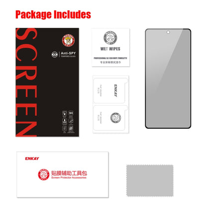 For Xiaomi 13T / 13T Pro ENKAY Hat-Prince 28 Degree Anti-peeping Privacy Silk Screen Tempered Glass Film -  by ENKAY | Online Shopping UK | buy2fix
