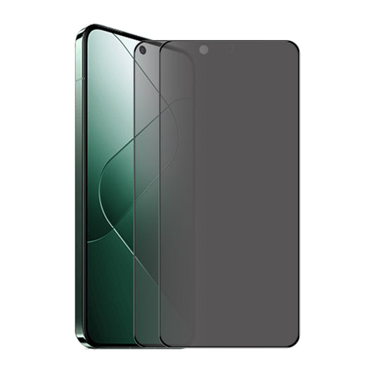 For Xiaomi 14 2pcs ENKAY Hat-Prince 28 Degree Anti-peeping Privacy Silk Screen Tempered Glass Film -  by ENKAY | Online Shopping UK | buy2fix